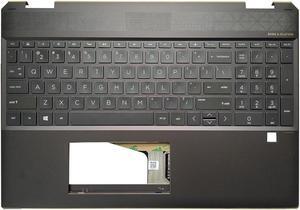 For Spectre 15T-DF 15-DF TPN-Q213 L38262-001 Palmrest Keyboard Cover Backlit