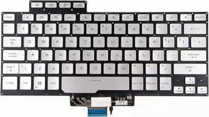 Laptop Keyboard ROG Zephyrus G14 GA401 GA401U Silver US Backlit