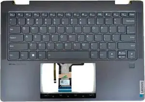 PalmRest US Keyboard For ProBook 440 445 G6 L44588-001 Silver Backlit Top