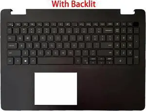 Palmrest Upper Top Case Backlit US Keyboard For Dell Inspiron 15 3501 033HPP