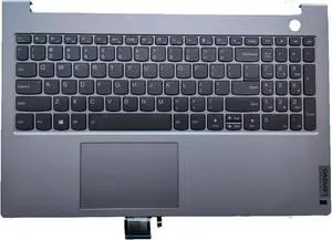 For ThinkBook 15 G3 ACL US Keyboard Palmrest Top Cover Grey 5CB1C88617