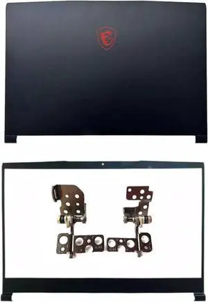 15.6" Back Cover Top Lid Bezel Hinges For GF65 Thin 9SD 9SE MS-16W1 MS-16W2