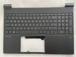 For Victus 15-FA Top Case Palmrest US Keyboard Touchpad Backlit N13298-001