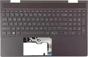 For ENVY X360 15-EE 15M-EE0013DX Palmrest Top Cover US Keyboard L93119-001