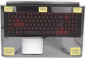 For  Nitro 5 AN515-55 AN515-57 Palmrest Backlit US Keyboard 6B.QAZN2.001 Top