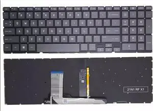 for  Victus 15-FA 15-fax 15-fa0032dx Keyboard US Backlit Laptop Replacement