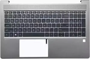 Palmrest US Keyboard Top Case Backlit Gray N06912-001 For HP ZBOOK Power 15 G9