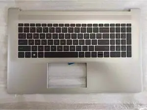 Palmrest Backlit Top Case US Keyboard No-FP Hole for HP 17-CP 17-CN N39375-001