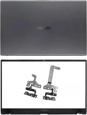 LCD Back Cover Bezel Hinges Top Lid Gray For VivoBook X512 X512U V5000F