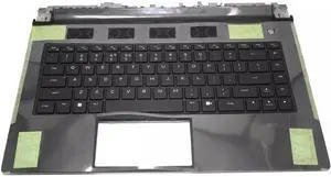 0P3H1 Palmrest Upper Case US Non-Backlit Keyboard for Alienware M15 R5 R6