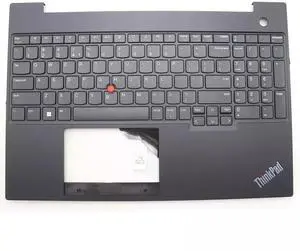 Black Palmrest US Keyboard Backlit Top Case FPR For Lenovo Thinkpad E16 Gen 1 US 5M11H94854