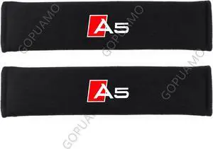 GOPUAMO Car Harness shoulder pad Case for Audi A5 - Shock-Absorbing, Anti-Slip, and Prevents Clothing Pilling, Soft Shoulder Protection