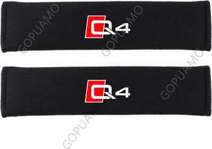 GOPUAMO Car Seat Belt Shoulder Protector for Audi Q4 - Shock-Absorbing, Anti-Slip, and Soft Shoulder Protection, Prevents Clothing Pilling