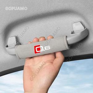 GOPUAMO Left Right Door Roof Covers Plush Cover for Audi Q6 - Left Right door 2 Piece Covers, Soft & Comfortable, Anti-Slip, Durable Gray