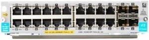 HPE - expansion module J9990A - Gigabit Ethernet (PoE+) x 20 + Gigabit Ethernet / 10 Gigabit SFP+ x 4