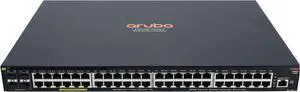 HPE Aruba JL262A 2930F 48 x 1000Base-T RJ-45 PoE+ - switch - 48 ports - managed - Rack-Mountable