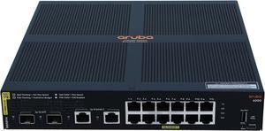 HPE Aruba 6000 12G Class4 PoE 2G/2SFP 139W Switch - switch - 12 ports - managed - rack-mountable R8N89A