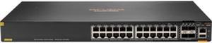 HPE Aruba 6300F 24-port 1GbE Class 4 PoE and 4-port SFP56 Switch (JL666A)