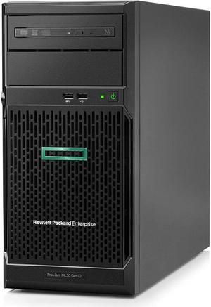 Hewlett Packard Enterprise HPE ProLiant ML30 G10 plus 4U Tower Server - 1 x Xeon E-2314-8 GB RAM HDD SSD - Serial ATA/600 Control