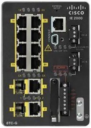 IE-2000-8TC-G-B Industrial Ethernet 2000 Series 8 ports 10/100,2 T/SFP, Base