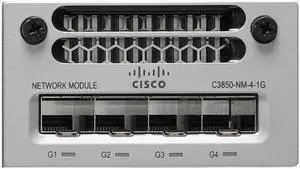 C3850-NM-4-1G 3850 Series Network Module C3850-NM-4-1G 4 x 1GE Network Module