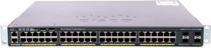 Catalyst WS-C2960X-48LPS-L 48 Port Ethernet Switch with 370 Watt PoE,Black
