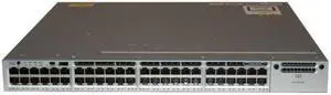 WS-C3850-48T-S Catalyst C3850-48T Switch Layer 3 - 48 * 10/100/1000 Ethernet ports - IP Base - managed- stackable