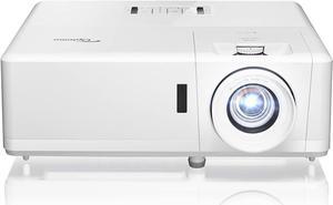 Optoma UHZ50 Smart 4K UHD Laser Home Theater Projector | 3000 Lumens | HDR Adjustment Options | Cinematic Color | Flexible Installation 1.3x Zoom & Vertical Lens Shift | Works with Alexa & Google