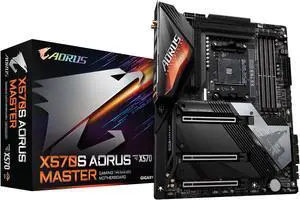 GIGABYTE X570S AORUS MASTER AM4 AMD X570 SATA 6Gb/s USB 3.0 ATX AMD Motherboard