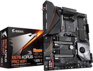 GIGABYTE X570 AORUS PRO Wi-Fi (AMD Ryzen 3000/X570/ATX/PCIe4.0/DDR4/USB3.1/Realtek ALC1220-VB/Fins-Array Heatsink/RGB Fusion 2.0/2xM.2 Thermal Guard/Gaming Motherboard) X570 AORUS PRO WIFI
