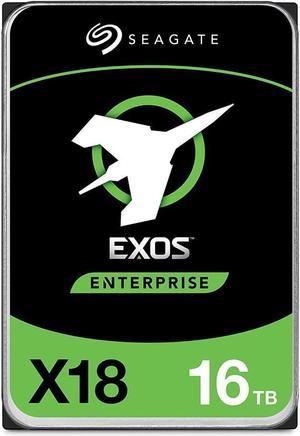 Seagate Exos 16TB Enterprise ST16000NM000J HDD X18 SATA 6Gb/s 512e/4Kn 7200 RPM 256MB Cache 3.5" Internal Hard Drive (ST16000NM000J)