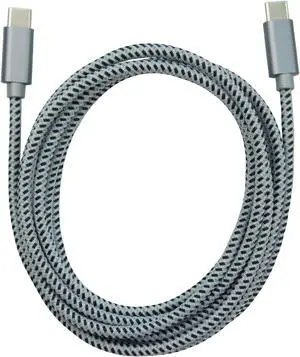 USB-C to USB-C Braided Cable - 6 ft