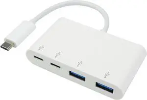 USB-C to 2 Port USB 3.0 + 2 Port USB-C Hub