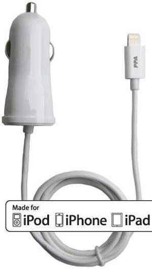 Lightning to Car Charger for iPhone, iPad, iPod - MFI Certificated
