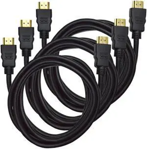 6 ft HDMI to HDMI Cable - 3 pk