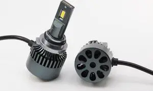 HYUGA 9006 LED Headlight Bulbs 80W 9-36V 6000LM Yellow Amber 3000K
