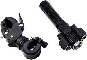 HYUGA LED Explore Flashlight PX-3 Outdoor Bicycle Use, Super Bright T6 LED Rechargeable