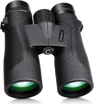 Binoculars10x42 for Bird Watching, SkyGenius Antifog Waterproof Binoculars for Adults, Bak-4 Roof Prism Quick Focus HD Binoculars for Sporting Event Sightseeing with Strip