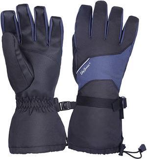 Ski Gloves, Cold-Resistant Waterproof Touchscreen Skiing Gloves for Men Women Snowboard Motorcycle Riding Hiking Breathable Outdoor Sports, SkyGenius