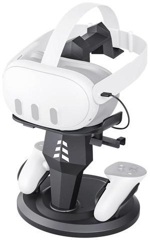 Sovawin VR Glasses Charging Station Storable Gamepad VR Device Accessories Desktop Display Stand For Quest2/Quest3/Quest3s