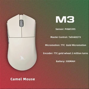 Motospeed Darmoshark M3 Bluetooth Wireless Gaming Mouse 26000DPI PAM3395 Optical Sensor Computer Office Mouse TTC For Laptop PC White Beige Motospeed Darmoshark M3 Bluetooth Wireless Gaming Mouse 26000DPI PAM3395 Optical Sensor Computer Office Mouse TTC For Laptop PC White Beige