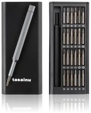 24 in 1 Small Screwdriver Sets, Precision Screwdriver Set for Electronics, Magnetic Mini Screwdriver Set, Micro Screwdriver Kit For Repairing Eyeglasses Watches Electronics Computer, tasainu
