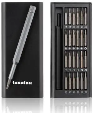 24 in 1 Small Screwdriver Sets, Precision Screwdriver Set for Electronics, Magnetic Mini Screwdriver Set, Micro Screwdriver Kit For Repairing Eyeglasses Watches Electronics Computer, tasainu