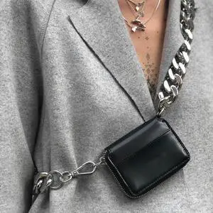 Brand Design Shoulder Bags Chain Luxury Mini Messenger Bag Girl Fashion Purses Clutch Korean Coin Money Bag Black Crossbody