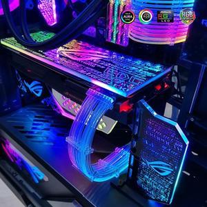 RGB Panel Streamer Lamp Board For Computer Case / PSU/ GPU AURA 12V/5V/Colorful Optional Faith Luminous Customizable