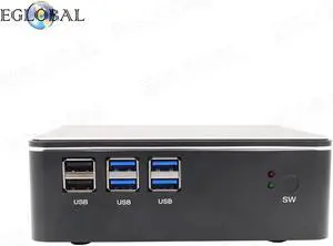 Selling Mini PC with Fan i3 i5 i7 DDR3L/DDR4 Version Gaming Computer HDMI VGA Dual Display Win7/8/10 Linux Cheap Porket pc