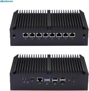 Core i7 Mini PC 8x  Gigabit LAN Ports Powerful Router Firewall VM