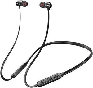 ZY-08 bluetooth 5.0 Neckband Headset HIFI 6D Surround Sound Noise Reduction Earbuds 180mAh IP64 Sweatproof Magnetic Portable Sports Earphone with Mic