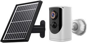 HD 1080P Video 2.4G Wireless Battery Camera IP65 Waterproof IR Night Vision with Solar Panel