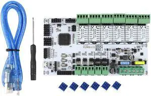 RUMBA32 32-bit 3D Printer Mainboard Compatible Marlin 2.0 + 6Pcs TMC2100 Super Silent Driver Kit